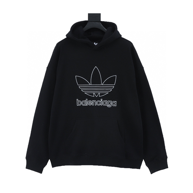 Balenciaga Hoodie Joint Embroidery logo Hooded Sweater for Men and Women