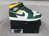 Air Jordan 1 Mid shoes New All-Match Trendy Men's Casual Sports Shoes