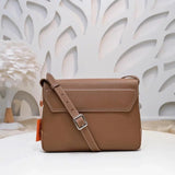 Hermes men's bag Top version Genuine Goods Grade New Classic Men's Fashion Flap Bag Crossbody Bag Men's Casual Shoulder Bag Men's Bag First Layer Cowhide Handbag Khaki Full Leather Black Canvas Handmade Big Bag