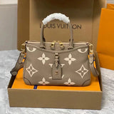 Louis Vuitton LV Women's Bag Top version 2023Summer New TR1ANON Small Size Medium Handbag Cowhide Embossed Shoulder Crossbody Handbag Women's Handbag M46488M46503M46487M46504