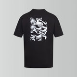 Arc'teryx T-shirt Back Nine-Grid Bird Pattern Print logo round Neck Short Sleeve25ss New pure cotton T Unisex T-Shirt OS Loose Fit Base Shirt Top Half Sleeve T-Shirt