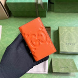 Gucci Wallet Top version 【New Arrivals】23New Ophidia Brand New Super Double G Series Short Wallet Wallet Embossed Cowhide Leather Wallet Men's Wallet Handbag Clutch Mobile Phone Bag Women's Small Wallet Card Holder Card Holder Pocket Clip739475