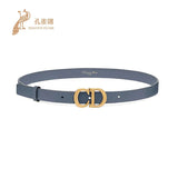 Dior Belt Fashion Classic Soft Cowhide Saddle Buckle Belt Belt