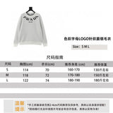 PRADA Sweater  Yarn-Dyed Letters LOGO Knitted round Neck Sweater for Men and Women