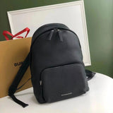 Burberry backpack Top version Original New Product Canvas Plaid Backpack Cowhide Stitching Canvas Backpack Classic Schoolbag Travel Bag Handbag