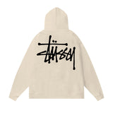 Stussy Hoodie Original Label Delivery2023New Classic Printing Black8Sweater STU World Tour tu Western Youth Pullover