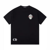 Chrome Hearts T-shirt Incompletely Intact Sword Pattern Print logo round Neck Short Sleeve25ss New pure cotton T Unisex T-Shirt OS Loose Fit Base Shirt Top Half Sleeve T-Shirt