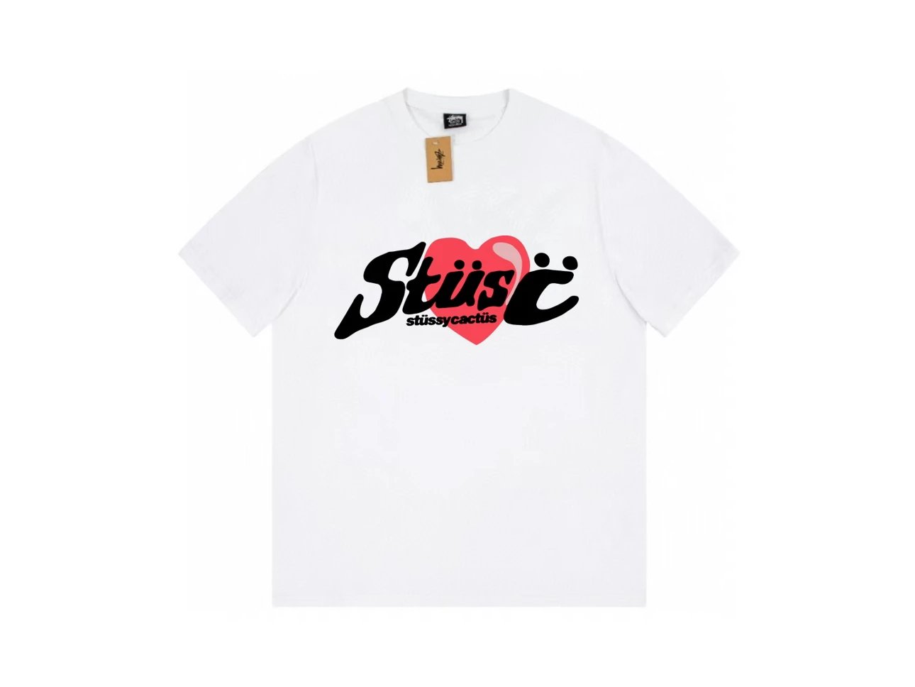 Stussy T-shirt Top Version Counter Same Style Pure Cotton Summer Men's and Women's Same Fashion Loose All-Matching2024New Short Sleeve T T-shirt