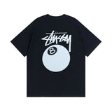 Stussy T-shirt Short Sleeve T T-shirt Flower Crown Love Casual Loose American Couple Wear-CY