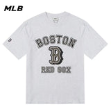 MLB T-shirt Top Version Couple Short Sleeve Men and Women College Style Vintage Printed Loose Sports and Leisure T T-shirt