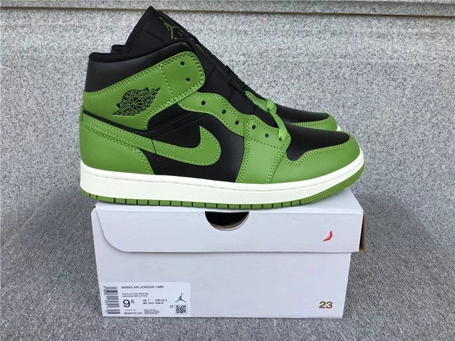 Air Jordan 1 Mid shoes New All-Match Trendy Men's Casual Sports Shoes