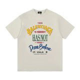 Balenciaga T-shirt Chest Letter Print logo round Neck Short Sleeve25ss New pure cotton T Unisex T-Shirt OS Loose Fit Base Shirt Top Half Sleeve T-Shirt