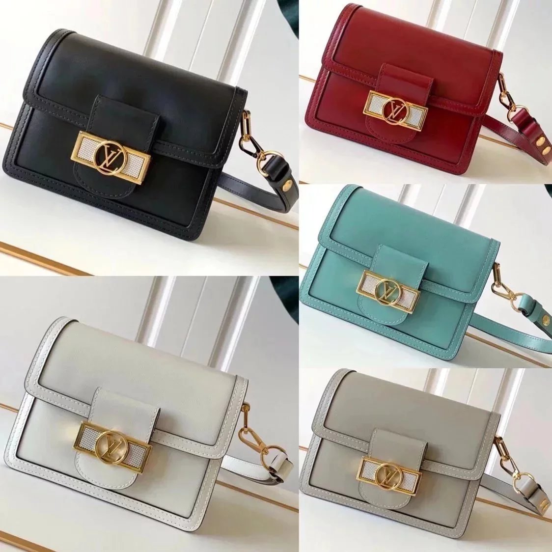 Louis Vuitton LV Women's Bag Top version New Small Size Handbag Bucket Bag M55836M55837Underarm Bag Handbag Shoulder Bag Crossbody Bag Flap Bag Chain Bag Hand Bag