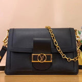 Louis Vuitton LV Women's Bag Top version 【Original Order】2024Spring and Summer New Daphne/DAUPHINESOFT Medium Handbag Women's Bag Chain Bag Handbag Shoulder Bag Crossbody Bag M25050M25209M25048