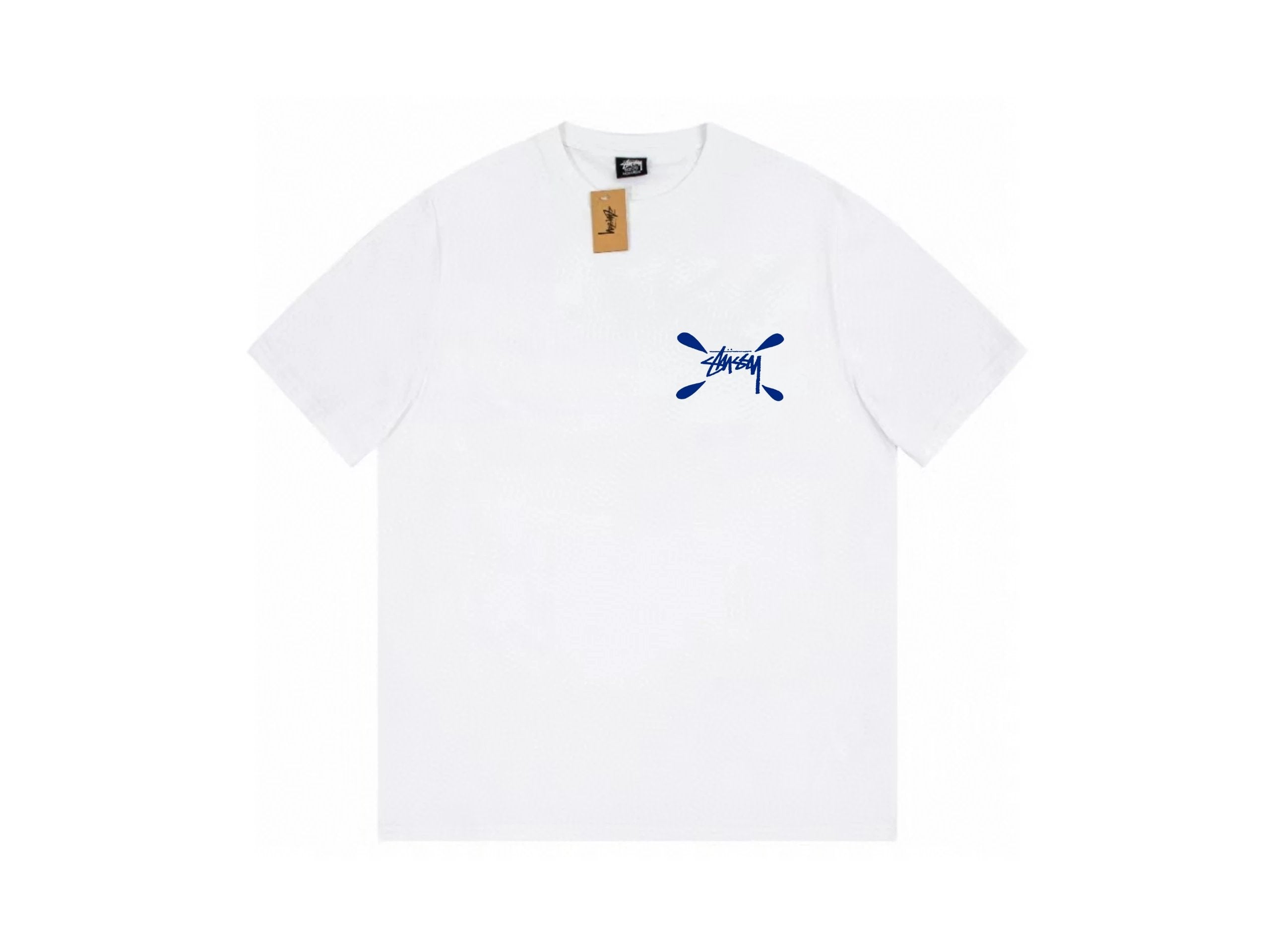 Stussy T-shirt Top Version Classic Basic logo Printed round Neck Loose Summer Couple Short Sleeve T T-shirt Fashion