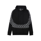 Louis Vuitton LV Hoodie Embroidered Floral Patchwork Hoodie Cotton Jacket Unisex Sports Casual Sweatshirt OS Loose fit versatile style
