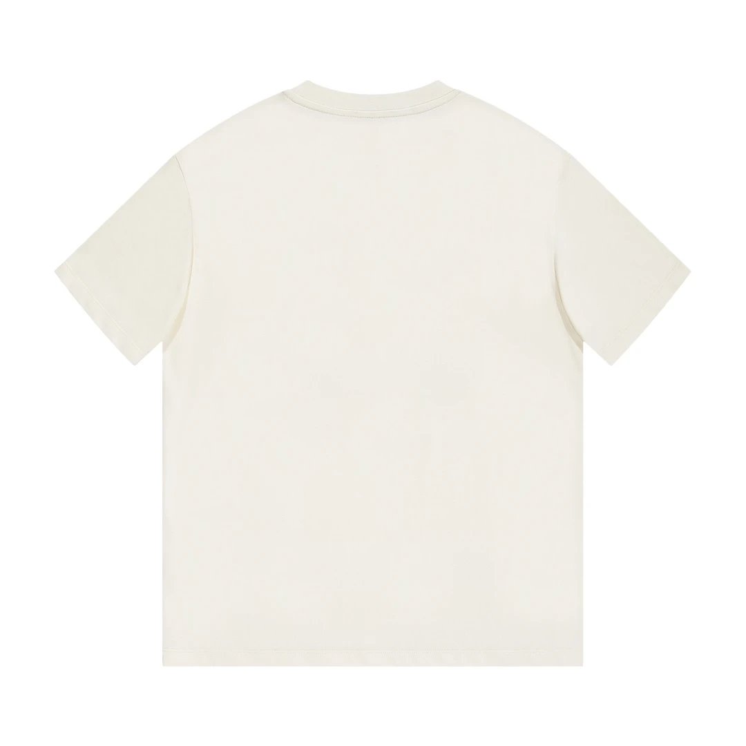 Gucci T-shirt Classic Embroidered Large Letters logo round Neck Short Sleeve25ss New Pure Cotton Unisex Style T T-shirt OS Loose Fit Base Shirt Top Half Sleeve T-Shirt