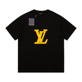 Louis Vuitton LV T-shirt The chest has large protrusions logo Heat Transfer Round Neck Short Sleeve25ss New pure cotton T Unisex T-Shirt OS Loose Fit Base Shirt Top Half Sleeve T-Shirt