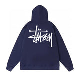 Stussy Hoodie Original Label Delivery2023New Classic Printing Black8Sweater STU World Tour tu Western Youth Pullover