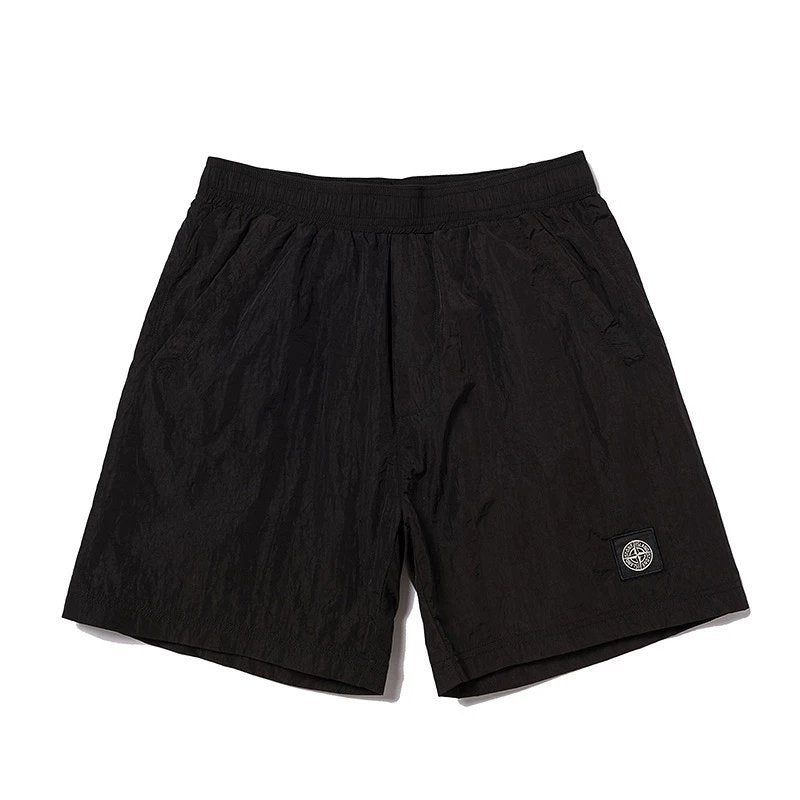 Stone Island Shorts Top Version19ss Summer Metal Nylon Sports Casual Pants Straight Loose Shorts