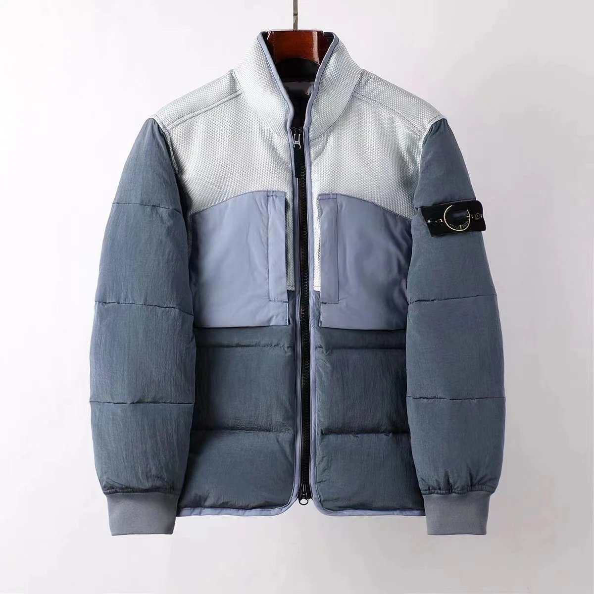 Stone Island Down Jacket/Vest Zipper Anti-Moisture Windproof Bread Suit Couple Sports Easy Matching Coat