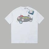 LOEWE T-shirt Submarine Whale Print on the Chest logo round Neck Short Sleeve25ss New Pure Cotton Unisex Style T T-shirt OS Loose Fit Base Shirt Half Sleeve T-Shirt Top Half Sleeve