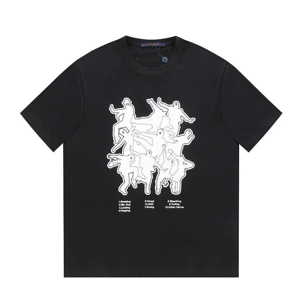 Balenciaga T-shirt Frontband Direct Injection Print logo round Neck Short Sleeve25ss New Pure Cotton Unisex Style T T-shirt OS Loose Fit Base Shirt Top Half Sleeve T-Shirt