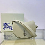 Burberry Women's Bag Top version 【Super Original High Version】Same Style Ring as Gianna Jun Plaid24New RockingHorse Handbag Women's Bag New Selenodont Bag Hobos Crossbody Shoulder Bag