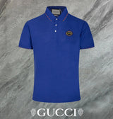 Gucci T-shirt Double-breasted G Letters logo Embroidery POLO Shirt Lapel Short Sleeve25ss New Unisex Summer Short Sleeve OS Loose T Business Half Sleeve Shirt Plus Size T-Shirt