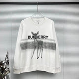 Burberry Hoodie New Autumn Versatile round Neck Sweater BY