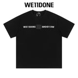 We11done T-shirt Top Spring and Summer New Large Letter Bullet Screen LOGO Simple Short Sleeve T T-shirt Loose Fashion Brand