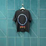 Burberry T-shirt Thorn Circle Print on the Chest logo round Neck Short Sleeve25ss New Pure Cotton Unisex Style T T-shirt OS Loose Fit Base Shirt Half Sleeve T-Shirt Top Half Sleeve