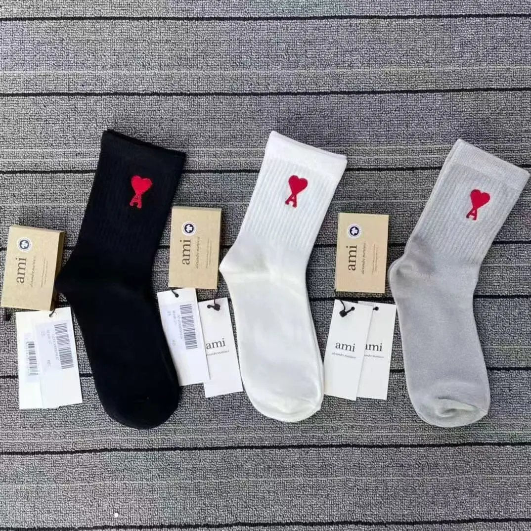 Ami Sock Pure Cotton Breathable Socks-CY