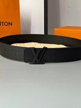 Louis Vuitton LV Belt Top version 【Counter Quality】The Most New Belt4.0cm Men's Belt Metal Buckle Men's Leather Belt with Classic Presbyopic Checkered Belt with Genuine Goods Packaging in and out of the Counter No Problem Versatile Casual Fashion Formal D