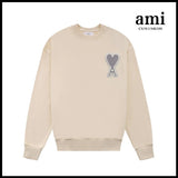 Ami Hoodie Ami Hoodie Couple Suit Classic Love Cotton Loose round Neck Raglan Hooded Sweater Leisure Tappered Trousers-CY