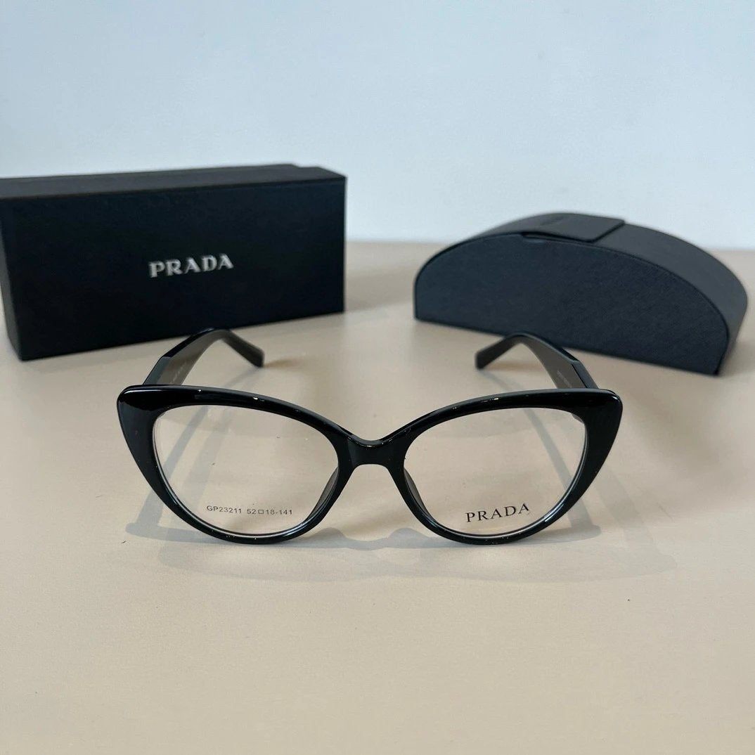 PRADA Sunglasses Brand Letter Temple Sunglasses Slimming Non-Prescription Unisex Couple Style Driving Beach Fishing UV Protection25ss New Sports Casual Versatile
