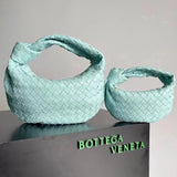 Bottega Veneta Women's Bag Top version 【Super Edition Counter Synchronization】23Early Spring New MINIJODIE Knotted Bag hobo Bag Genuine Leather Hand-Woven Bag Clutch Shoulder Bag Crossbody Bag Dinner Bag Jodie Tote Underarm Bag hobo Women's Bag Jodie Dump