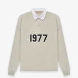 ESSENTIALS Hoodie Top Version Double-Line Flocking1977New High Street All-Matching POLO Sweater for Men