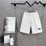 Burberry Shorts Brand Logo logo Five-point Shorts25ss New Drawstring Casual Summer Pants5Two-in-One Casual Sweatpants for Men and Women, Pure Cotton Joggers