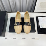 Chanel Shoes New Loafers
It Looks Lovely，Round Toe Holder Sets off the Feet and Becomes Thin，The Upper Foot Is a Kind8090Vintage Feelings of the Age Shoes for Four Seasons、European and American Catwalk New，Explosive