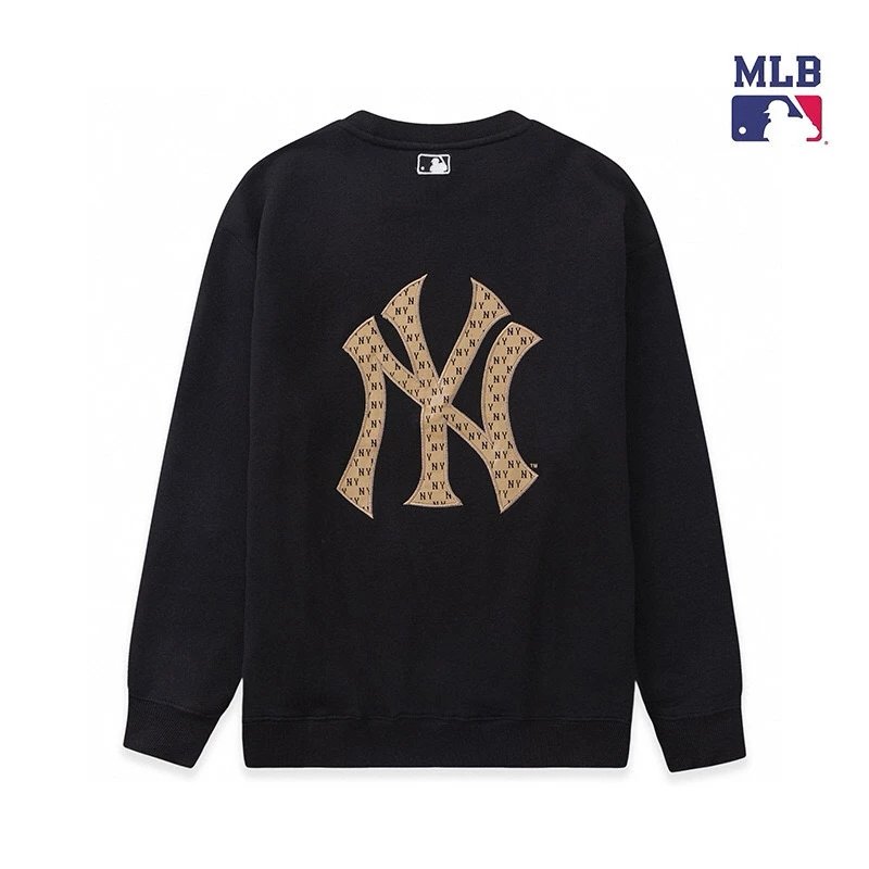 MLB Hoodie Top Version Embroidery Men and Women Same Style Casual Pullover Long Sleeve round Neck Top