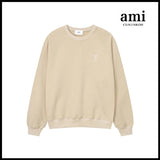 Ami Hoodie Ami Hoodie Couple Suit Classic Love Cotton Loose round Neck Raglan Hooded Sweater Leisure Tappered Trousers-CY