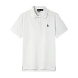 Ralph Lauren T-shirt Top Version Label polo Shirt Pure Cotton Men's and Women's Same Lapel T T-shirt Short Sleeve Summer