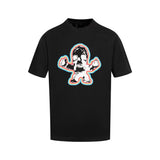 Chrome Hearts T-shirt Chest Artistic Pattern Print logo round Neck Short Sleeve25ss New pure cotton T Unisex T-Shirt OS Loose Fit Base Shirt Top Half Sleeve T-Shirt