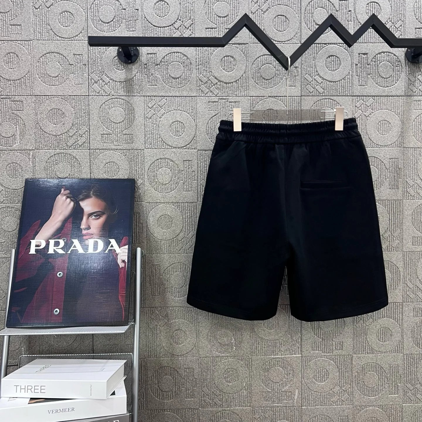 PRADA Shorts Triangle Badge Letter Tape logo Five-point Shorts25ss New Drawstring Casual Summer Pants American Style5Two-in-One Casual Sweatpants for Men and Women, Pure Cotton Joggers