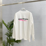 Maison Margiela Hoodie New24s Autumn and Winter Long Sleeve T Round Neck Sweatshirt Long Sleeve Base Shirt Outerwear Trendy Unisex Sports Casual Loose Fit Versatile Autumn Winter New Arrival