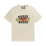 Gucci T-shirt Chest Kirin Head Pattern Print logo round Neck Short Sleeve25ss New Pure Cotton Unisex Style T T-shirt OS Loose Fit Base Shirt Half Sleeve T-Shirt Top Half Sleeve
