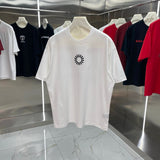 Balenciaga T-shirt 3D Silicone Back Cover logo round Neck Short Sleeve25ss New Pure Cotton Unisex Style T T-shirt OS Loose Fit Base Shirt Top Half Sleeve T-Shirt