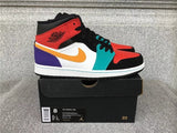 Air Jordan 1 Mid shoes New All-Match Trendy Men's Casual Sports Shoes