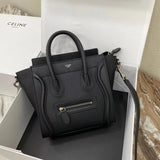 Celine women's bag Top version 【Original High Version】Classic Nano Smiling face bag Luggage Smiling Face Bag Bat Bag Handbag Crossbody Shoulder Bag168253